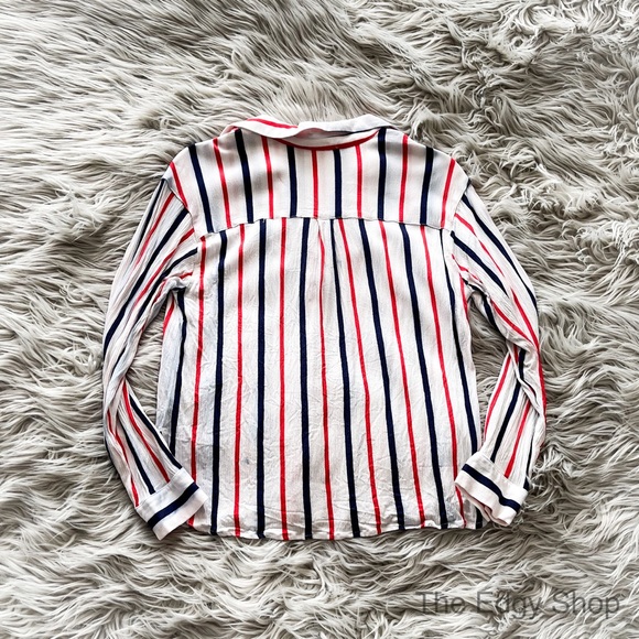 Crescent | Striped Patriotic Button Down Shirt - Picture 2 of 9